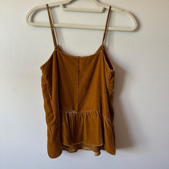 J.Crew Velvet Peplum Top - Picture 2 of 7